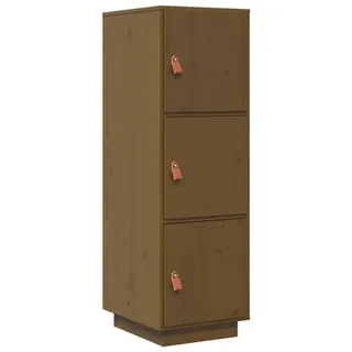 vidaXL Highboard Honigbraun 34x40x108,5 cm Massivholz Kiefer