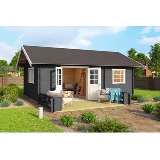 Lasita Maja Terrasse »CAROLINE« inkl. Fußbodenbretter zum Verlegen,