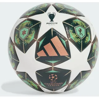 Adidas UCL 24/25 Knockout Stages Fußball - White / Shadow Green / Solar Slime - 5