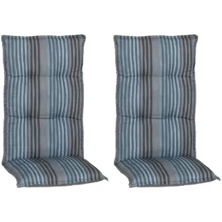 BEO Sitzauflage 118 x 46 cm blau-grau 2 St.