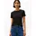 Damen T-Shirt Kurzarm Slim Cody Rundhalsausschnitt schwarz Black M