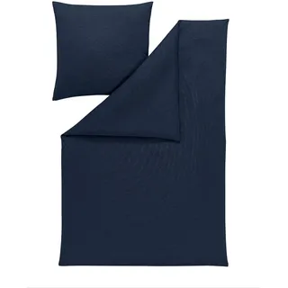 Estella Bettwäsche , Blau , Textil , Uni , 135x200 cm , Textiles Vertrauen - Oeko-Tex® , Heimtextilien, Bettwäsche & Leintücher, Bettwäsche, Jersey-Bettwäsche