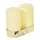 Ivory Stumpenkerze 15 cm 2 St. elfenbein