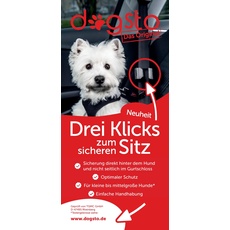 Bild von Dogsto Hunde Sicherheitsgurt für bis zu 25 kg