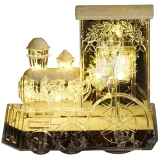Wellhome Lokomotive Mit Einer Balletttänzerin Und Weißem Glitzer - Gold - One Size
