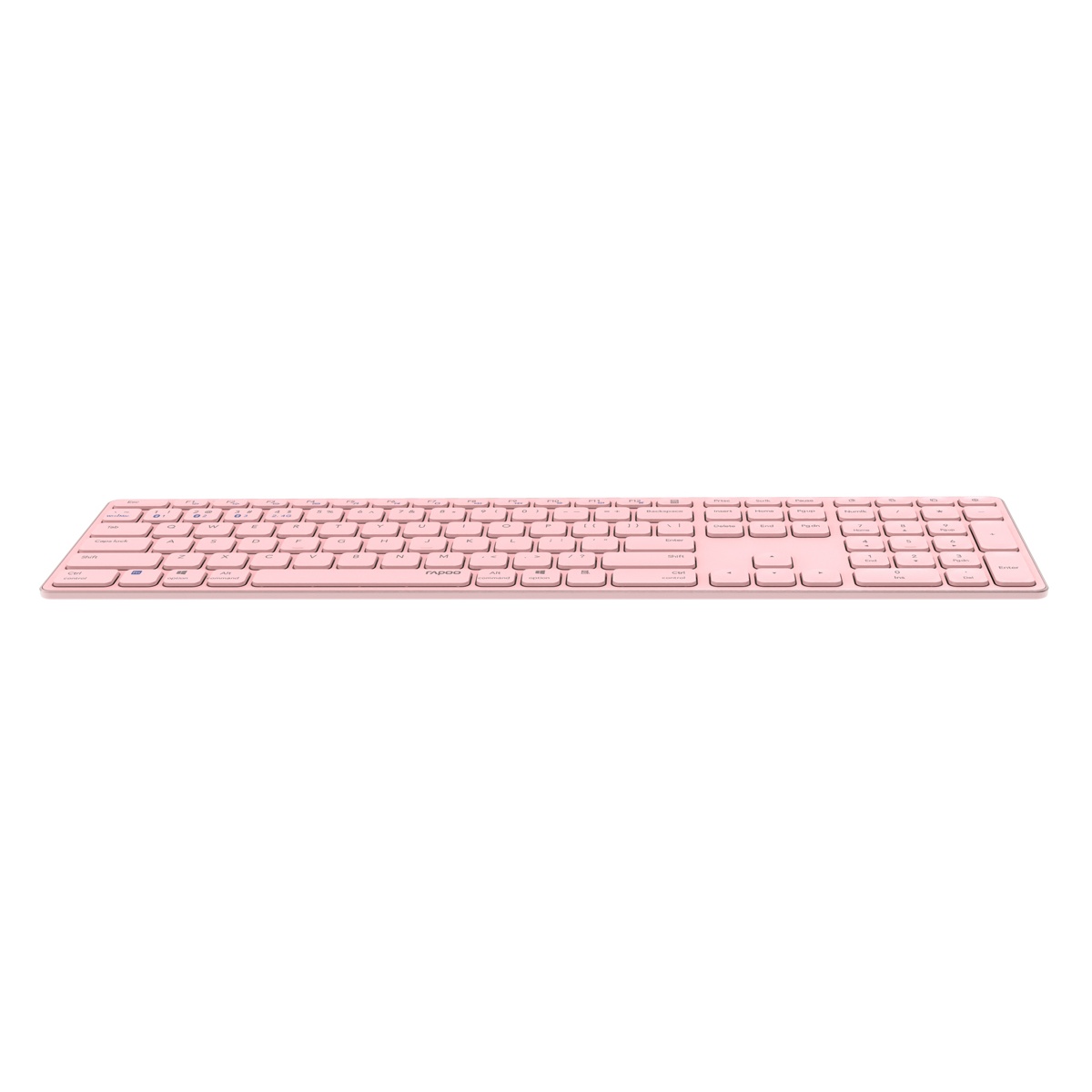 Bild von E9800M Multi-mode Wireless Ultra-slim Keyboard rosa, USB/Bluetooth, DE