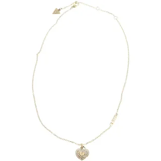 GUESS Amami Halskette aus vergoldetem Stahl, JUBN04030JWYG, Silber, Kein Edelstein