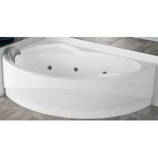 Novellini Vogue Hydro Plus 165x85 CM Badewanne Desinfektion Rund Li Spender