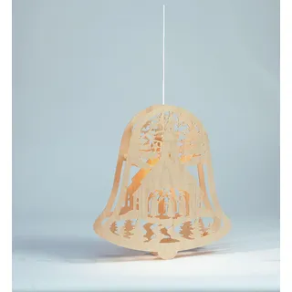 Fensterbild "seiffner kirche" 31 x 34 cm NEU Fensterschmuck Fensterdeko aus Ho