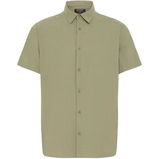 Indicode Leinenhemd »Leinenhemd IDMonk«, grün