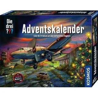 KOSMOS Die drei ??? Adventskalender 2024, Advent Kalender, Weihnachten, Rätsel, Detektivgeschichte, Kinder, 632571 - Bunt