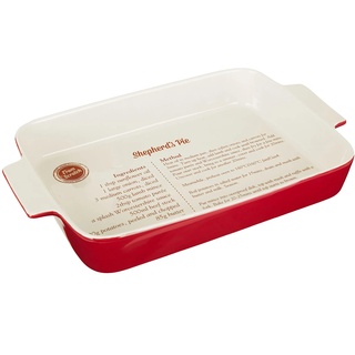 Premier Housewares Pretty Things Pie Geschirrset, 1,35 Liter Kuchenform & Trichter, Steingut