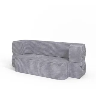 VitaliSpa Sofa Lille, Grau 190 cm mit Schlaffunktion