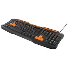 Deltaco GAMING - Gaming Tastaturen - Nordisch - Orange