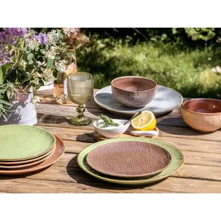 CreaTable Canvas Mediterran Kombiservice 16-tlg. mehrfarbig