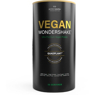 Protein Works - Vegan Wondershake | Premium Vegane Mischung | Vegan Protein | Veganes Protein Pulver | Schoko-Karamellkeks | 30 Portionen