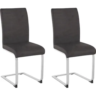 OTTO home Freischwinger Charissa schwarz 2er Set