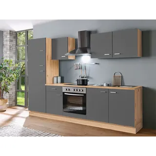 Menke Küchenzeile Artisan Classic 270 cm grau