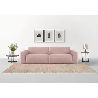 TRENDMANUFAKTUR »Braga, mit hochwertigem Kaltschaum, Megasofa, in Cord erhältlich« modernes Big-Sofa, Couch mit hohem Sitzkomfort, 254/72/107 cm (B/H/T),