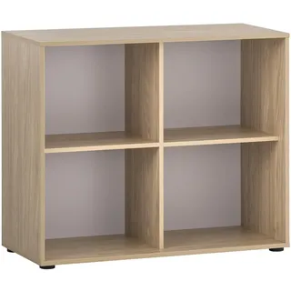 MÖBELPARTNER Antero Aktenregal 100 x 41 x 83,6 cm eiche hell