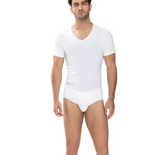 MEY »Noblesse« V-Shirt weiß