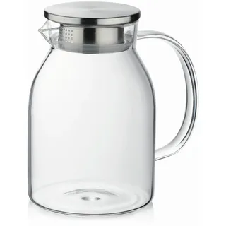 Kela Krug , Transparent , Glas , 1,75 l , 21 cm , Geschirr, Kannen & Karaffen, Wasserkaraffen & Krüge