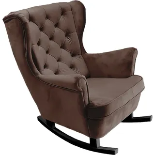DomoHome Relaxsessel Armlehnensessel Armlehnen Fernsehsessel Loungesessel Polstersessel Couchsessel Armsessel Chair Wohnzimmersessel Ohrensessel | 102x81x95cm | Brown_29815 - Braun