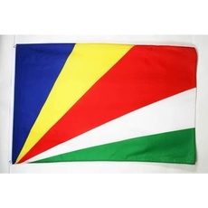 AZ FLAG Flagge Seychellen 150x90cm - Republik Seychellen Fahne 90 x 150 cm - flaggen Top Qualität