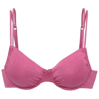 LASCANA Bügel-Bikini-Top Damen pink Gr.38 Cup C