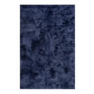 Esprit Hochflorteppich , Blau, Dunkelblau , Textil , rechteckig , 130x190 cm , Textiles Vertrauen - Oeko-Tex®, Hohenstein, AZO-frei, Oeko-Tex® Standard 100 , für Fußbodenheizung geeignet, in verschiedenen Größen erhältlich, lichtunempfindlich, pflegeleicht, strapazierfähig, leicht zusammenrollbar , Teppiche und Böden, Teppiche, Hochflorteppiche & Shaggys
