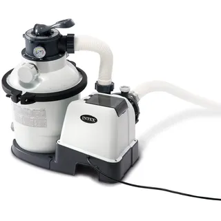 Intex Krystal Clear Sandfilteranlage grau schwarz 4,5 m3