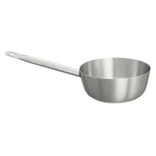 SCHNEIDER Sauteuse, Edelstahl, Schwenkpfanne aus Edelstahl CNS 18/10 in absoluter Profi-Qualität, Volumen: 0,75 l, Höhe: 60 mm, Ø 160 mm