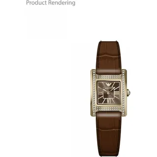 Zegarek damski EMPORIO ARMANI AR11705 brązowy fashion