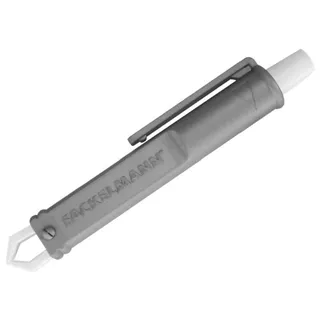 Fackelmann Zeckenzange CAT&DOG, Zeckenhaken für Tiere, Zeckenkarte aus Kunststoff (Farbe: Weiß/Grau), Menge: 1 Stück