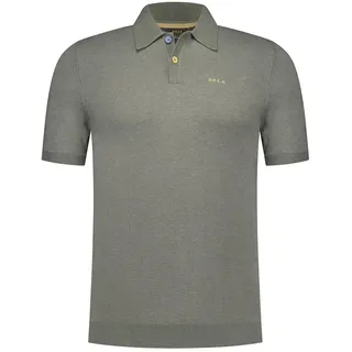 Nza New Zealand 26bn186 Kurzarm-poloshirt - Light Fern Melange - L