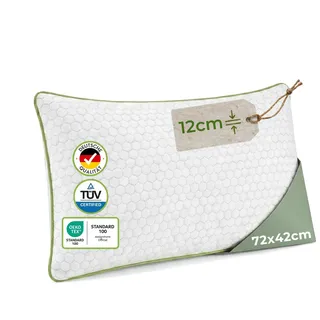 Limarmo Ergonomisches Nackenstützkissen Memory Visco Gelschaum Kopfkissen Für Seiten- Und Rückenschläfer Weiß