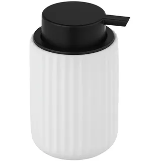 Wenko Seifenspender Belluno 300ml Matt Weiß/Schwarz