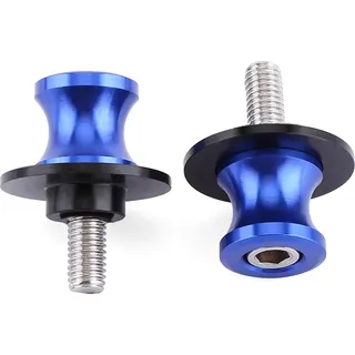 Motorrad CNC Heckständer Schwung Arm Spool Slider Swingarm Spuls (8 mm, blau)