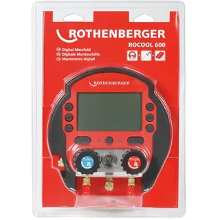Rothenberger ROCOOL 600 Set Blister | 1000000569 | Digitale Monteurhilfe, Messen des Vakuumlevels, Druckmessen, Wartung, Kältekreisläufe