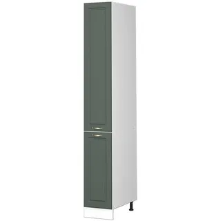 Vicco Badschrank 30 x 206,8 cm Grün-Gold
