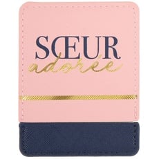 Draeger Paris Taschenspiegel mit roségoldenem Etui | quadratischer Schminkspiegel zum Mitnehmen | ideal für Zuhause und Reisen | 9 x 7 cm | personalisiertes Geschenk zum Geburtstag, alle Gelegenheiten