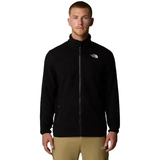 The North Face Herren 100 Glacier Full Zip Fleecejacke, Tnf Black/Npf, XL