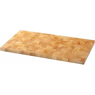 Continenta Schneidebrett Gummibaum 1-tlg. 54 x 29 x 2,7 cm Beige