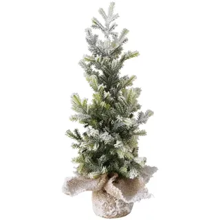 Boltze Künstlicher Tannenbaum in einem Topf aus Jute TANNE, 40 cm