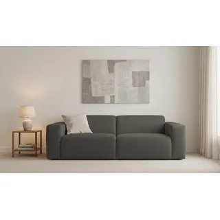 OTTO home »Koa, 228 cm, Modulsofa in Cord, Chenille, Struktur, Webstoff« Designsofa, weicher Lounge-Sitzkomfort, Welleunterfederung, bodentief,