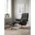 Relaxsessel Mayfair Mikrofaser 83 x 102 x 74 cm Grau mit Hocker
