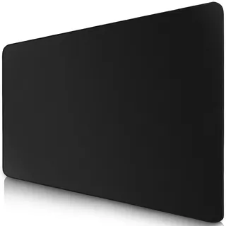 Sidorenko Gaming Mauspad XXL Schwarz - Großes Mousepad 350x260 mm - rutschfeste Schreibtischunterlage für Gaming und Büro - Fransenfreie Ränder - Präzises und langlebiges Large Mouse pad maxlvl