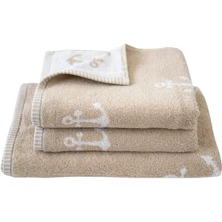Dyckhoff Duschtuch »Maritim, Nautic«, beige