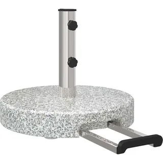 vidaXL Sonnenschirmständer Grau Ø 45 x 37,5 cm Granit - Grau
