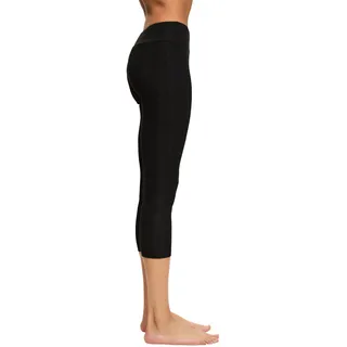 ESPRIT Damen Leggings Check, Viskose, 1 Stück, Schwarz (Black 3000), 38-40